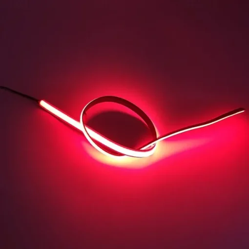 COB LED Strip Lights Flexible Neon Waterproof 60cm 2ft 8W DC12V White Yellow Red Blue Green Blue Pink Backlight Home Décor