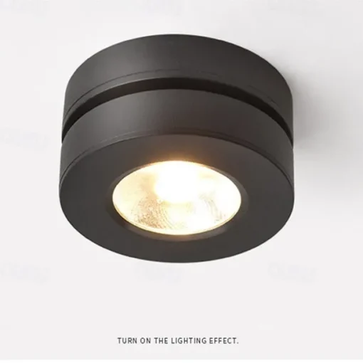 COB 7W Bright Ceiling Spotlights Nordic Clothing Store Background Wall Led Ceiling Lights