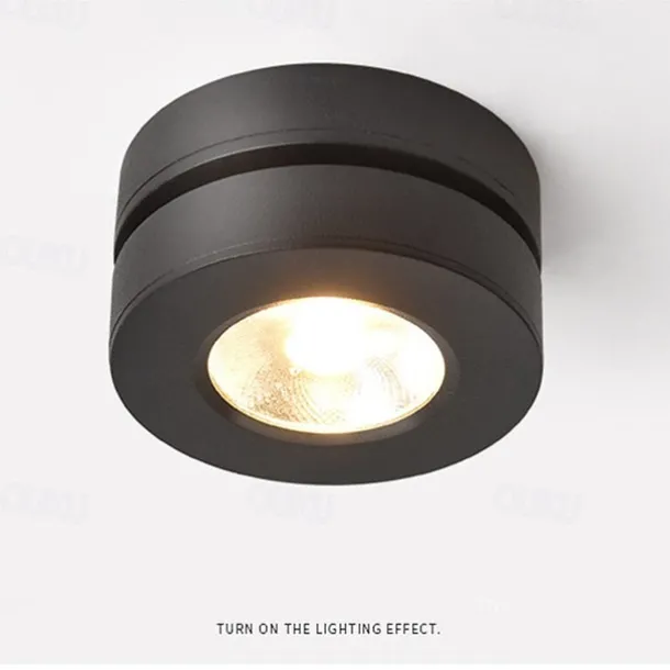 COB 7W Bright Ceiling Spotlights Nordic Clothing Store Background Wall Led Ceiling Lights