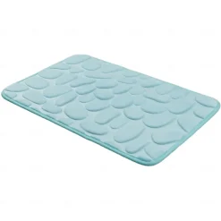 Cobblestone Embossed Bath Mat Non-slip , Memory Foam Pad, Washable Bath Rugs, Rapid Water Absorbent, Non-Slip, Washable, Thick, Soft And Comfortable Carpet For Shower Room