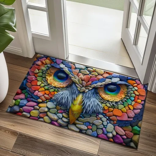 Cobblestones Animals Doormat Kitchen Mat Floor Mat Non-Slip Area Rug Oil Proof Rug Indoor Outdoor Mat Bedroom Decor Bathroom Mat Entrance Rug
