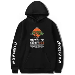 Cobra Kai Karate Kid Hoodie Anime Cartoon Anime Harajuku Graphic Kawaii For Couple's Men's Women's Adults' Back To School Hot Stamping
