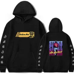 Cobra Kai Karate Kid Hoodie Anime Cartoon Anime Harajuku Graphic Kawaii For Couple's Men's Women's Adults' Hot Stamping