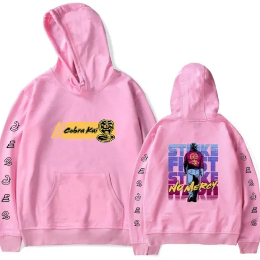 Cobra Kai Karate Kid Hoodie Anime Cartoon Anime Harajuku Graphic Kawaii For Couple's Men's Women's Adults' Hot Stamping