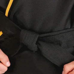 Cobra Kai Karate Kid Outfits Masquerade Men's Women's Boys Movie Cosplay Sports Cosplay Black Top Pants Waist Belt Carnival Children's Day Masquerade Girls' World Book Day Costumes