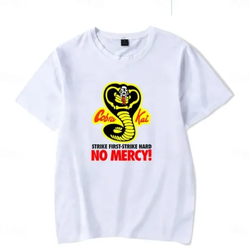 Cobra Kai Karate Kid T-shirt Anime Cartoon Anime Harajuku Graphic Kawaii For Couple's Men's Women's Adults' Carnival Masquerade Saint Patrick's Day Hot Stamping