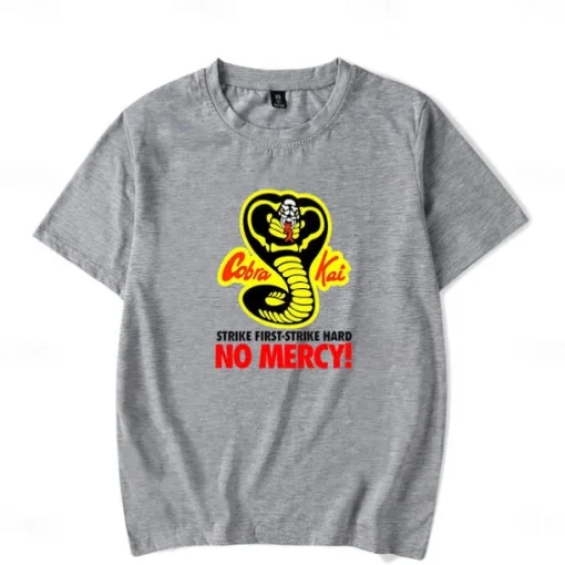 Cobra Kai Karate Kid T-shirt Anime Cartoon Anime Harajuku Graphic Kawaii For Couple's Men's Women's Adults' Carnival Masquerade Saint Patrick's Day Hot Stamping
