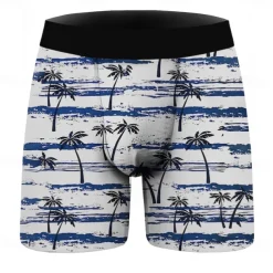 Coconut Tree Boxer Briefs Underwear Graphic Prints For Men's Adults' Masquerade 3D Print Vacation