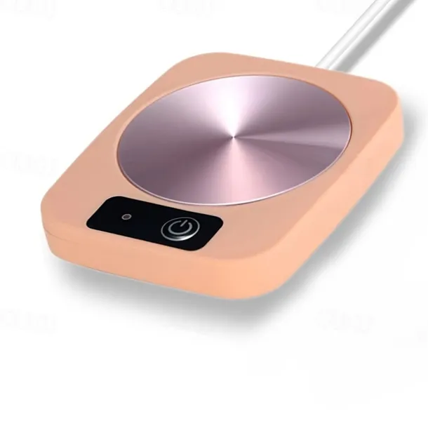 Coffee Cup Warmer Waterproof Smart Cup Coffee Mug Warmer Coaster For Warming & Heating Coffee Beverage Milk Tea And Hot Chocolate Aluminum Metal Panel Safe Reliable