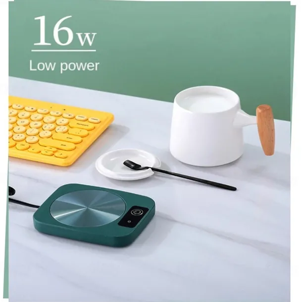Coffee Cup Warmer Waterproof Smart Cup Coffee Mug Warmer Coaster For Warming & Heating Coffee Beverage Milk Tea And Hot Chocolate Aluminum Metal Panel Safe Reliable