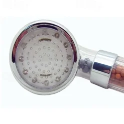 3-Color Temperature Sensitive LED Color Changing Hand Shower / ABS Water Powered Color Changing LED Hand Shower High Quality