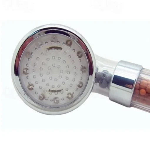 3-Color Temperature Sensitive LED Color Changing Hand Shower / ABS Water Powered Color Changing LED Hand Shower High Quality