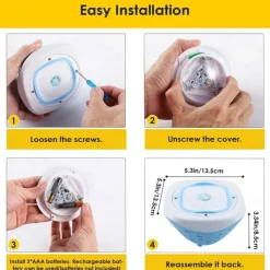 Colorful Floating Underwater Light RGB Bathtub Spa Lamp Swimming Pool Lights Battery Powered Children's Bath Lamp Projector Kids Gifts