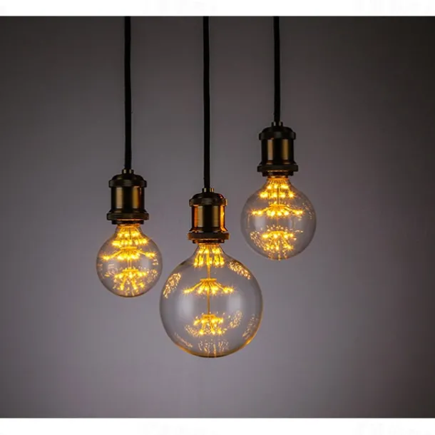 Colorful G80 Bulb E27 Screw Retro Edison Led Decorative Light Bulb