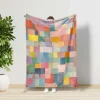 Colorful Mosaic Blanket Soft Cozy Lightweight Throw for Sofa Bed Couch or Travel Vibrant Multicolor Geometric Design Durable and Fade-Resistant Perfect for All-Season Use