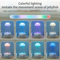 Colourful Light Jellyfish Speaker Mimics The Movement Scene Of Jellyfish Wireless Speaker With Tf/Type C Support Equipped With Light Conversion And Unique Ambient Speaker