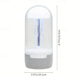 Colourful Light Jellyfish Speaker Mimics The Movement Scene Of Jellyfish Wireless Speaker With Tf/Type C Support Equipped With Light Conversion And Unique Ambient Speaker