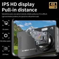 Compact Digital Camera FHD 1080P Digital Cameras Point and Shoot Camera Affordable digital cameras Best Idea for Gift