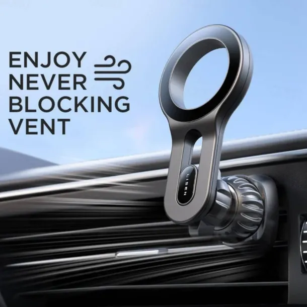 Compatible for MagSafe Car Mount Strongest Magnet Power LISEN Magnetic Phone Holder for Car Easily Install Hands Free iPhone Car Holder Mount Fit for iPhone 13 12 Pro Max Mini MagSafe Case