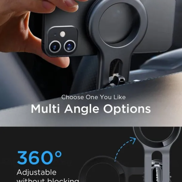 Compatible for MagSafe Car Mount Strongest Magnet Power LISEN Magnetic Phone Holder for Car Easily Install Hands Free iPhone Car Holder Mount Fit for iPhone 13 12 Pro Max Mini MagSafe Case