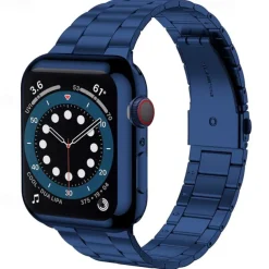 Compatible with Apple Watch band 38mm 40mm 41mm 42mm 44mm 45mm 49mm with Case Shockproof Stainless Steel Strap Replacement Wristband for iwatch Ultra 2 Series 9 8 7 SE 6 5 4 3 2 1