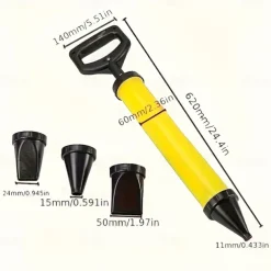 Concrete And Cement Pump, Grout Sprayer, Grout Filling Tool with 4 Nozzles