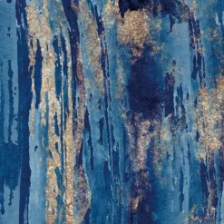 Cool Wallpapers Blue Wallpaper Wall Mural Abstract Marble Wall Covering Sticker Peel and Stick Removable PVC/Vinyl Material Self Adhesive/Adhesive Required Wall Decor for Living Room Kitchen Bathroom