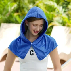 Cooling Hoodie Towel Absorbent Quick-Drying Cooling Towels for Neck and Face UV Sun Protection Cooling Neck Wraps Sport Head Cooling Towel Hot Weather