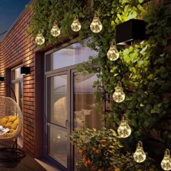 Copper Wire Bulb String Lights 4M 10LEDs Fairy Light Battery Operation Garden Holiday Outdoor Home Decoration