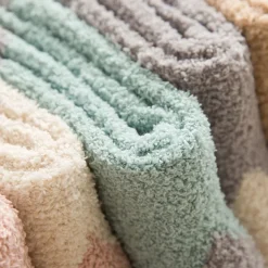 Coral Velvet Women'S Autumn And Winter Mid Tube Plush Socks With Plush And Thickened Towel Socks For Sleeping Men'S Warm Socks For Sleeping Socks