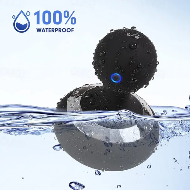 Cordless Electric Handheld Massager with 10 Vibrations, Rechargeable Neck and Body Massager – Black