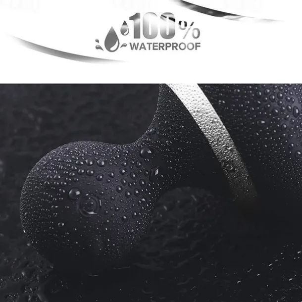 Cordless Electric Handheld Massager with 10 Vibrations, Rechargeable Neck and Body Massager – Black