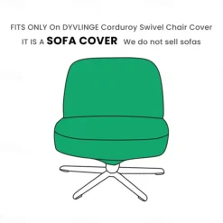 Corduroy Swivel Chair Cover of Sofa Cover Solid Color Yarn Dyed Slipcovers DYVLINGcover LITB PRIME cover