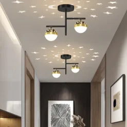 Corridor Porch Ceiling Light LED Creative Projection Light Star Sky Ceiling Lamp Modern Nordic