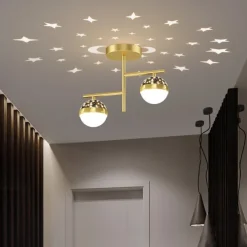 Corridor Porch Ceiling Light LED Creative Projection Light Star Sky Ceiling Lamp Modern Nordic
