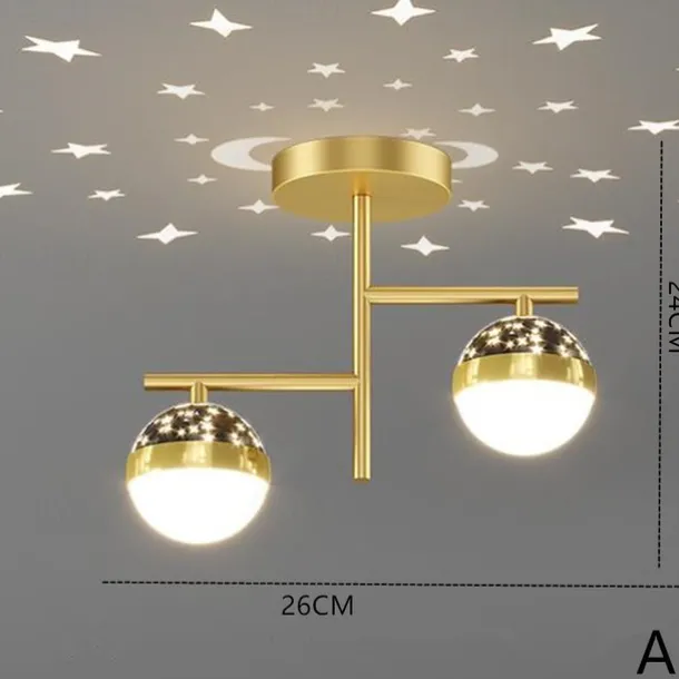 Corridor Porch Ceiling Light LED Creative Projection Light Star Sky Ceiling Lamp Modern Nordic