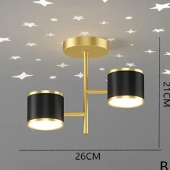 Corridor Porch Ceiling Light LED Creative Projection Light Star Sky Ceiling Lamp Modern Nordic