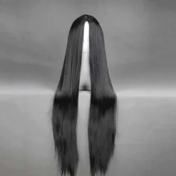 Cosplay Wig Cosplay Wig Boa Hancock One Piece Straight Cosplay Middle Part Wig Very Long Black Synthetic Hair 40 inch Women's Anime Cosplay Black