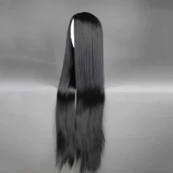 Cosplay Wig Cosplay Wig Boa Hancock One Piece Straight Cosplay Middle Part Wig Very Long Black Synthetic Hair 40 inch Women's Anime Cosplay Black