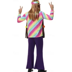 Cosplay Couples Carnival Costume Cosplay Costume Halloween Group Couples Costumes Adults' Men's Women's 1970s Disco Party Halloween Carnival Masquerade Easy Carnival Costume