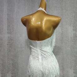 Costumes Exotic Dancewear Leotard / Onesie Tassel Crystals / Rhinestones Women's Performance Sleeveless Spandex