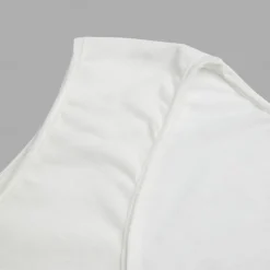 Cotton Blend Men's Tank Top Deep U Neck Vest Undershirt Sleeveless Shirt PlainStreet Casual Sleeveless Crewneck Fashion Classic Comfortable White Tank Top