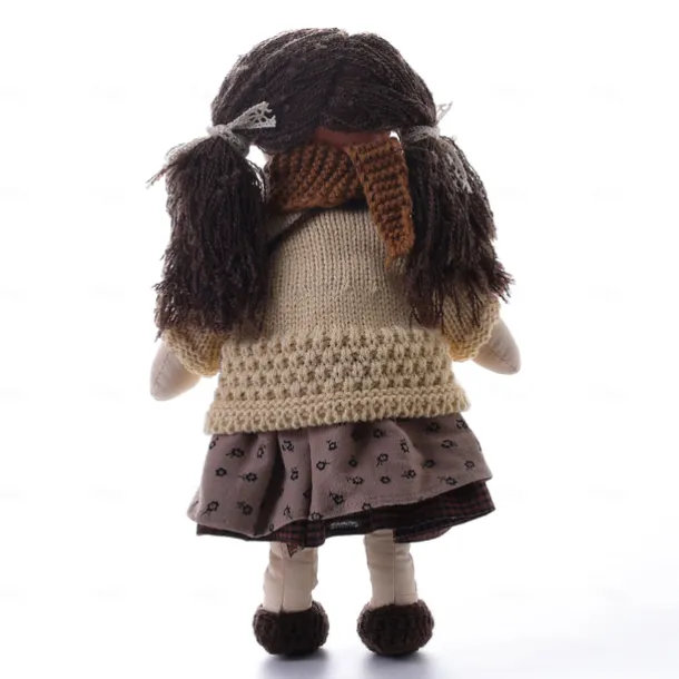Cotton Body Waldorf Doll Doll Artist Handmade Mini Dress-Up Doll Diy Halloween Gift Box Packaging Blessing for Christmas Gifts
