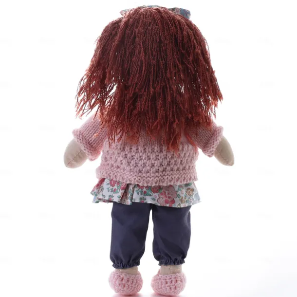 Cotton Body Waldorf Doll Doll Artist Handmade Mini Dress-Up Doll Diy Halloween Gift Box Packaging Blessing for Christmas Gifts