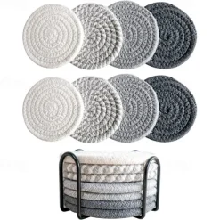 Cotton Insulated Coaster For Easy Storage, Mug Coaster