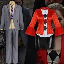Couples Joker: Folie à Deux Joker 2 Harley Quinn Joker Outfits Halloween Group Couples Costumes Adults Men's Women's Cosplay Costume Halloween Carnival Easy Halloween Costumes