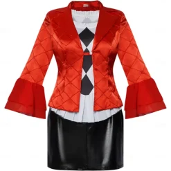 Couples Joker: Folie à Deux Joker 2 Harley Quinn Joker Outfits Halloween Group Couples Costumes Adults Men's Women's Cosplay Costume Halloween Carnival Easy Halloween Costumes