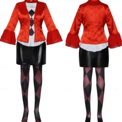 Couples Joker: Folie à Deux Joker 2 Harley Quinn Joker Outfits Halloween Group Couples Costumes Adults Men's Women's Cosplay Costume Halloween Carnival Easy Halloween Costumes