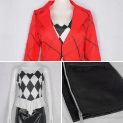 Couples Joker Joker: Folie à Deux Harley Quinn Joker Clown Cosplay Costume Outfits Halloween Group Couples Costumes Adults' Men's Women's Halloween Carnival Easy Halloween Costumes