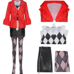 Couples Joker Joker: Folie à Deux Harley Quinn Joker Clown Cosplay Costume Outfits Halloween Group Couples Costumes Adults' Men's Women's Halloween Carnival Easy Halloween Costumes